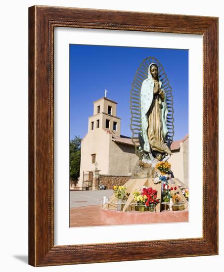 Santuario De Guadalupe Church, Santa Fe, New Mexico, United States of America, North America-Richard Cummins-Framed Photographic Print