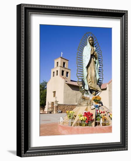 Santuario De Guadalupe Church, Santa Fe, New Mexico, United States of America, North America-Richard Cummins-Framed Photographic Print