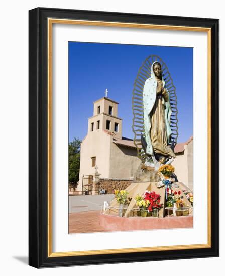 Santuario De Guadalupe Church, Santa Fe, New Mexico, United States of America, North America-Richard Cummins-Framed Photographic Print