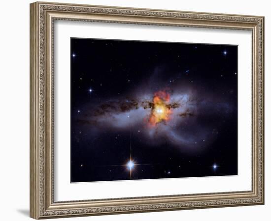 SAO: Black Holes Go Mano A Mano: NGC 6240-null-Framed Photographic Print