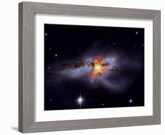 SAO: Black Holes Go Mano A Mano: NGC 6240-null-Framed Photographic Print