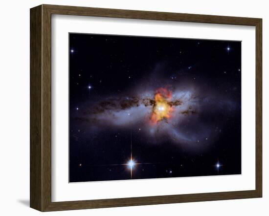 SAO: Black Holes Go Mano A Mano: NGC 6240-null-Framed Photographic Print