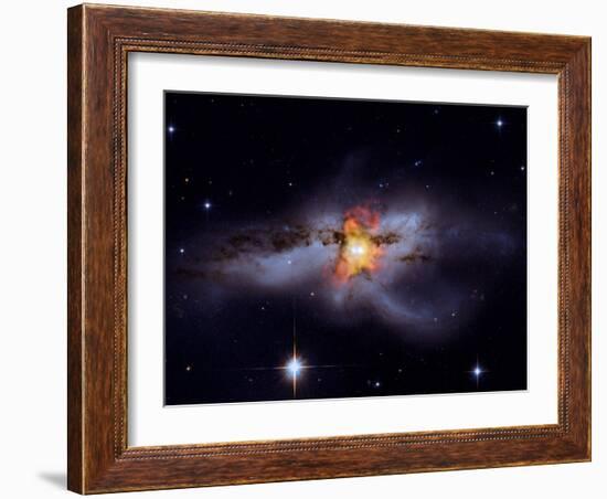 SAO: Black Holes Go Mano A Mano: NGC 6240-null-Framed Photographic Print