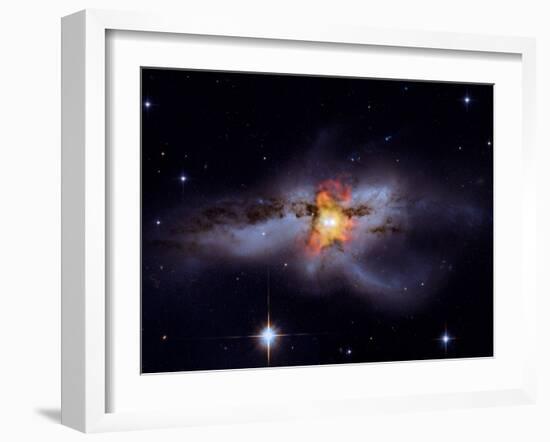 SAO: Black Holes Go Mano A Mano: NGC 6240-null-Framed Photographic Print