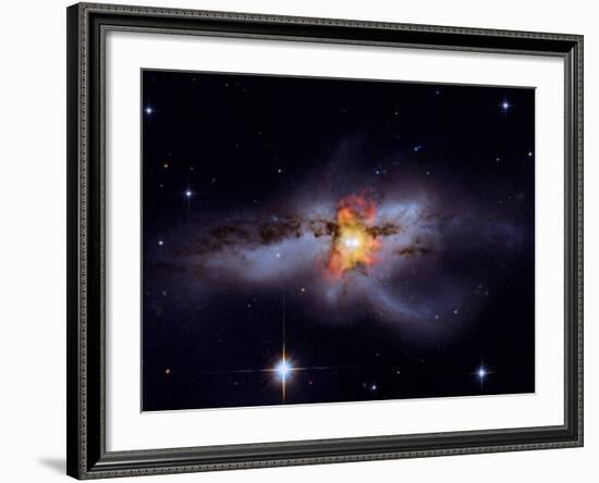 SAO: Black Holes Go Mano A Mano: NGC 6240-null-Framed Photographic Print