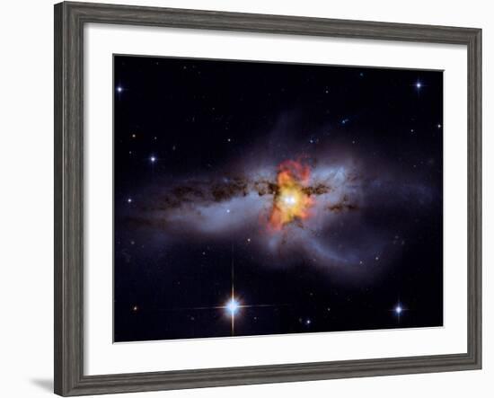 SAO: Black Holes Go Mano A Mano: NGC 6240-null-Framed Photographic Print