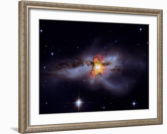 SAO: Black Holes Go Mano A Mano: NGC 6240--Framed Photographic Print