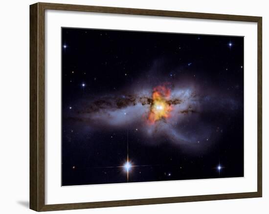 SAO: Black Holes Go Mano A Mano: NGC 6240-null-Framed Photographic Print