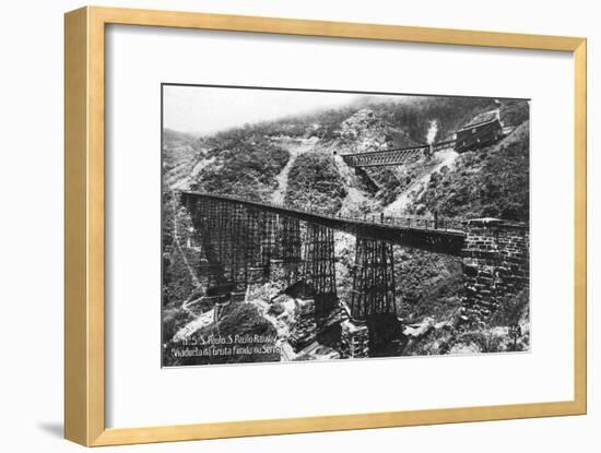 São Paulo Railway, Brazil, Early 20th Century-null-Framed Giclee Print