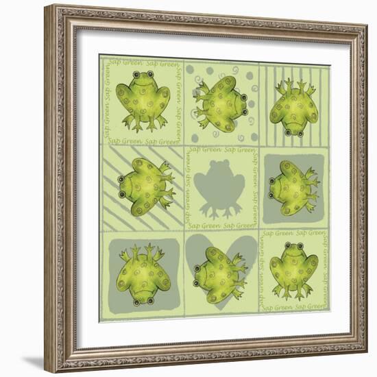 Sap Green-Maria Trad-Framed Giclee Print