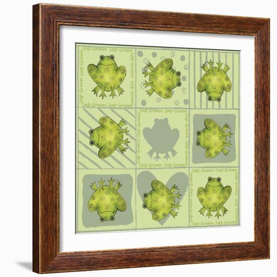 Sap Green-Maria Trad-Framed Giclee Print