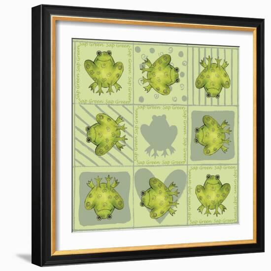 Sap Green-Maria Trad-Framed Giclee Print