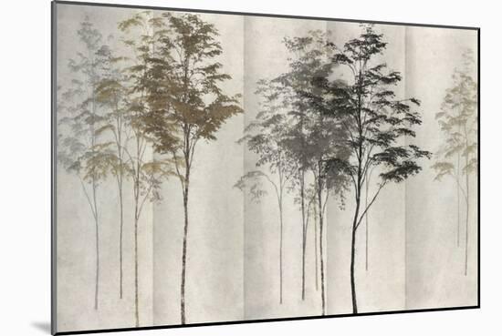 Saplings In The Mist-Mark Chandon-Mounted Giclee Print