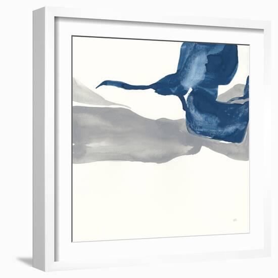 Sapphire and Gray I-Chris Paschke-Framed Art Print