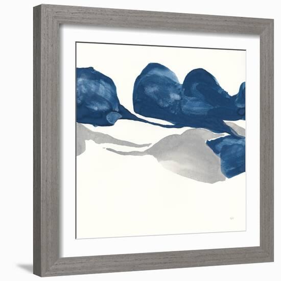 Sapphire and Gray II-Chris Paschke-Framed Art Print
