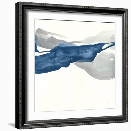 Sapphire and Gray III-Chris Paschke-Framed Art Print