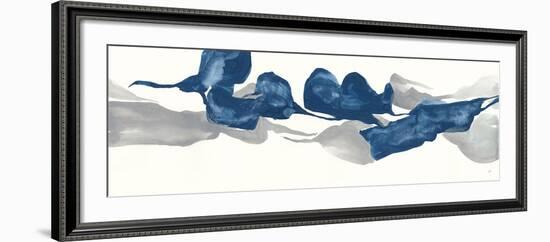 Sapphire and Gray IV-Chris Paschke-Framed Art Print