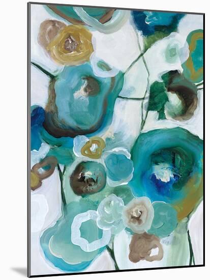 Sapphire Blooms I-Cat Tesla-Mounted Giclee Print