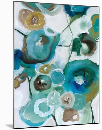 Sapphire Blooms I-Cat Tesla-Mounted Giclee Print