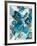 Sapphire Blooms II-Cat Tesla-Framed Giclee Print