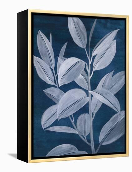 Sapphire Ficus II-Grace Popp-Framed Stretched Canvas