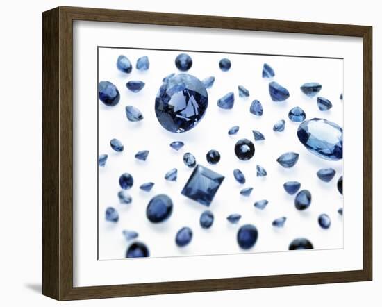 Sapphire Gemstones-Lawrence Lawry-Framed Photographic Print