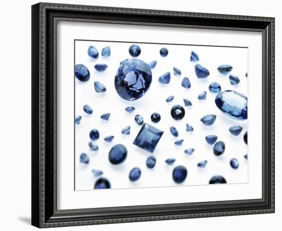 Sapphire Gemstones-Lawrence Lawry-Framed Photographic Print