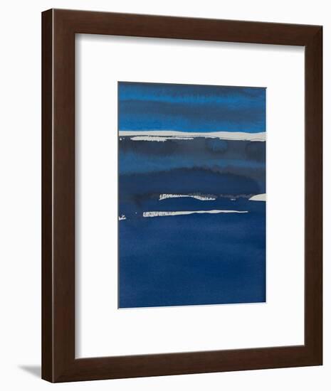 Sapphire Horizon I-Rob Delamater-Framed Art Print