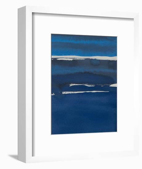 Sapphire Horizon I-Rob Delamater-Framed Art Print