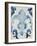 Sapphire Ikat II-Chariklia Zarris-Framed Art Print