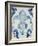 Sapphire Ikat II-Chariklia Zarris-Framed Art Print