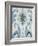 Sapphire Ikat V-Chariklia Zarris-Framed Art Print
