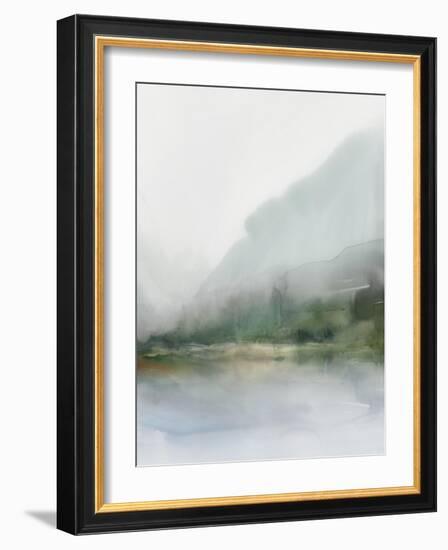 Sapphire Lake II-Ian C-Framed Art Print