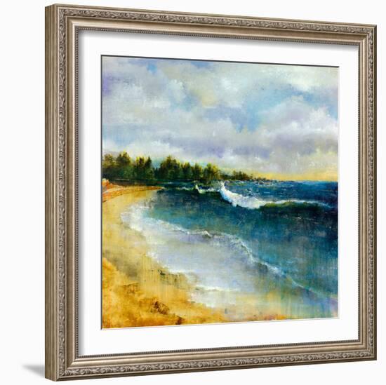 Sapphire Sea-Carney-Framed Giclee Print