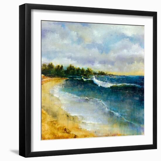 Sapphire Sea-Carney-Framed Giclee Print