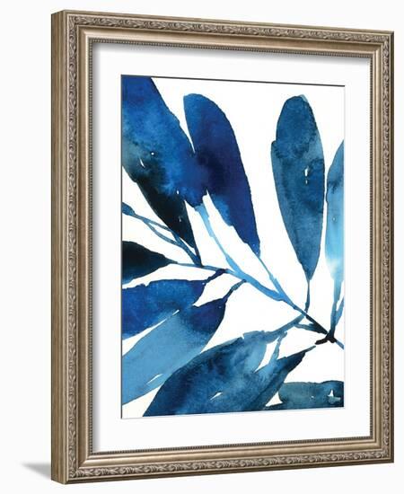 Sapphire Stems I-Asia Jensen-Framed Art Print