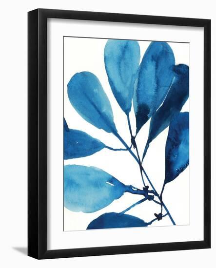 Sapphire Stems II-Asia Jensen-Framed Art Print