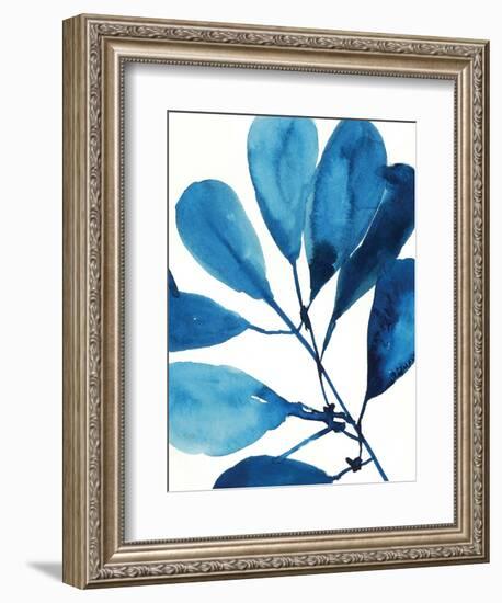 Sapphire Stems II-Asia Jensen-Framed Art Print