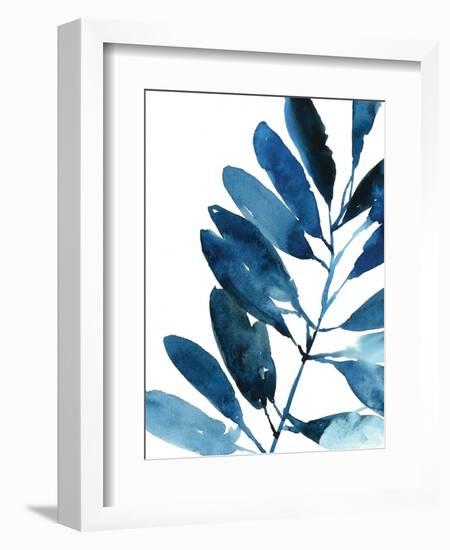 Sapphire Stems IV-Asia Jensen-Framed Art Print