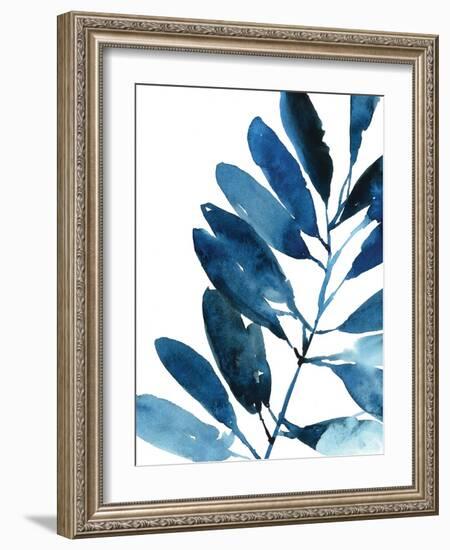 Sapphire Stems IV-Asia Jensen-Framed Art Print