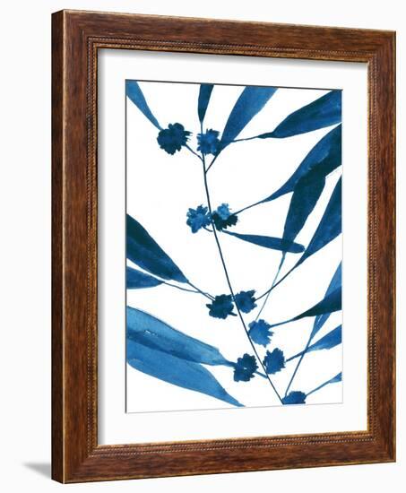 Sapphire Stems VII-Asia Jensen-Framed Art Print