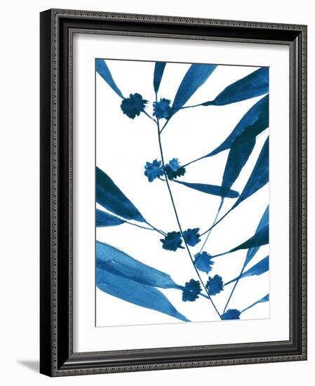 Sapphire Stems VII-Asia Jensen-Framed Art Print