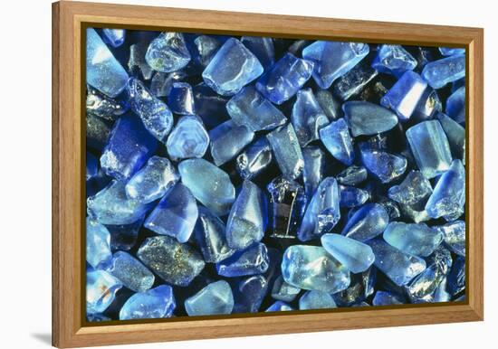 Sapphires Panned From River Gravels-Vaughan Fleming-Framed Premier Image Canvas