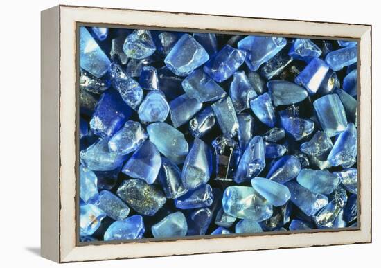 Sapphires Panned From River Gravels-Vaughan Fleming-Framed Premier Image Canvas