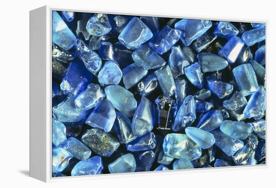 Sapphires Panned From River Gravels-Vaughan Fleming-Framed Premier Image Canvas