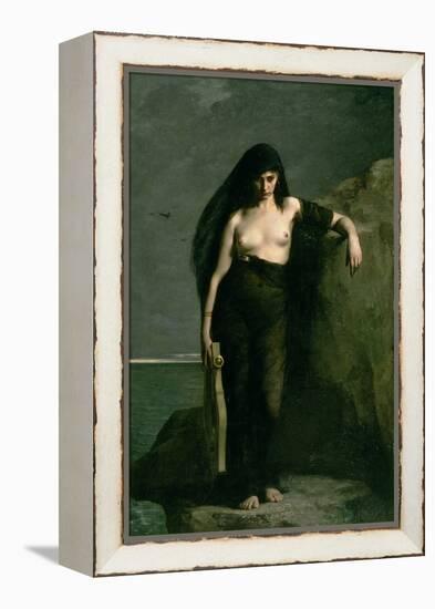 Sappho, 1877-Charles Auguste Mengin-Framed Premier Image Canvas