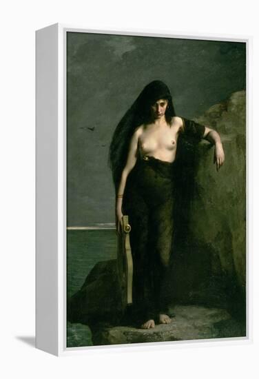 Sappho, 1877-Charles Auguste Mengin-Framed Premier Image Canvas