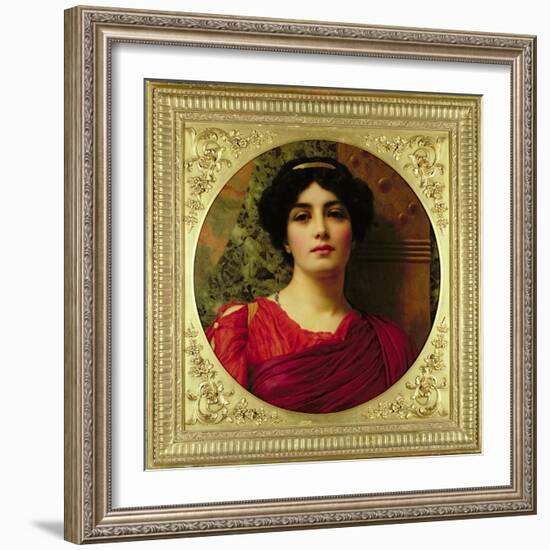 Sappho, 1903-John William Godward-Framed Giclee Print