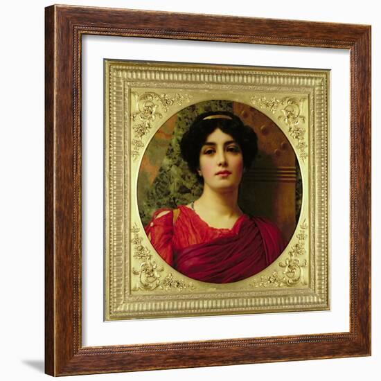 Sappho, 1903-John William Godward-Framed Giclee Print