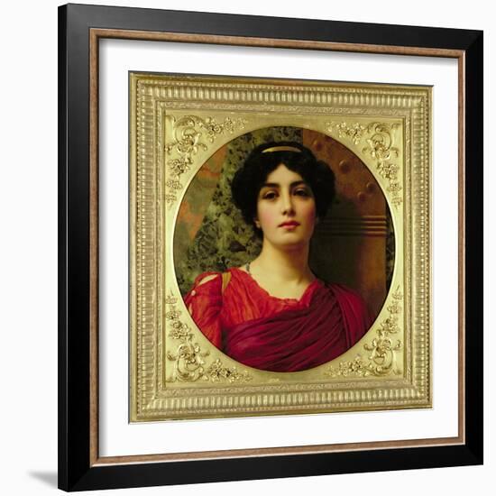 Sappho, 1903-John William Godward-Framed Giclee Print